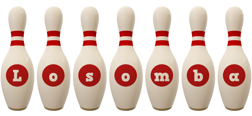 Losomba bowling-pin logo