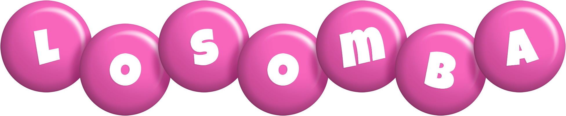 Losomba candy-pink logo