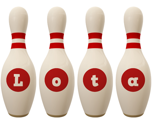 Lota bowling-pin logo