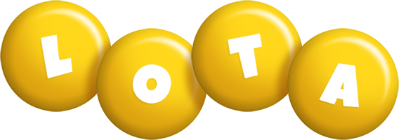 Lota candy-yellow logo