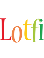 Lotfi birthday logo