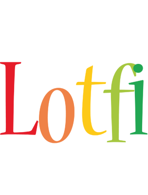 Lotfi birthday logo