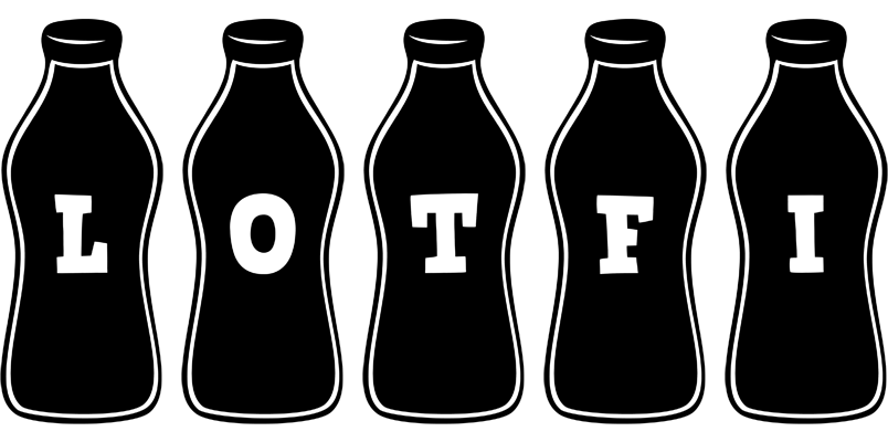Lotfi bottle logo