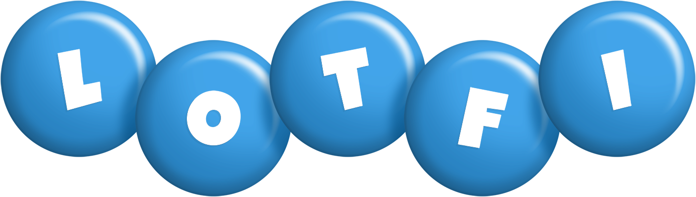 Lotfi candy-blue logo