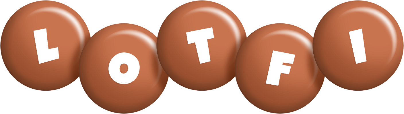 Lotfi candy-brown logo