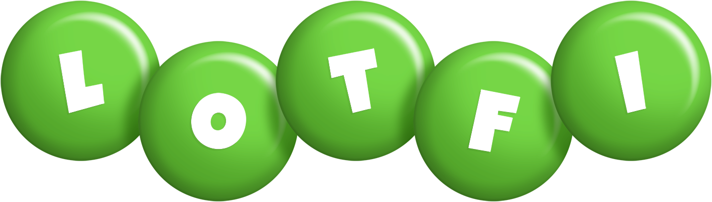 Lotfi candy-green logo