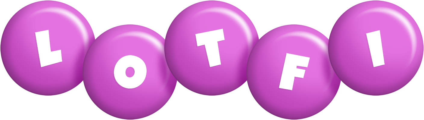 Lotfi candy-purple logo