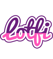 Lotfi cheerful logo