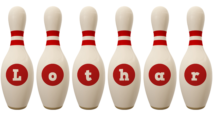 Lothar bowling-pin logo
