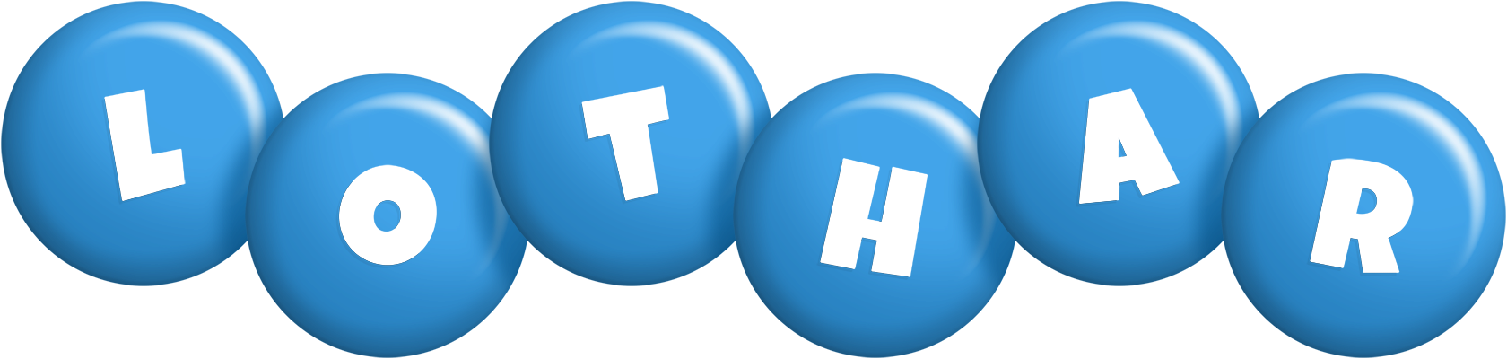 Lothar candy-blue logo