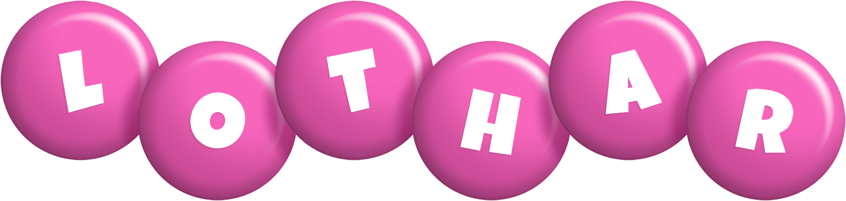 Lothar candy-pink logo