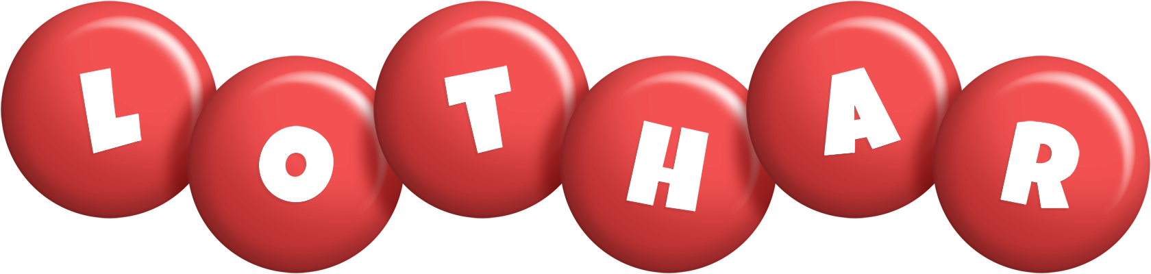 Lothar candy-red logo