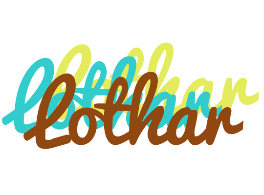 Lothar cupcake logo