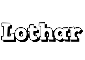 Lothar snowing logo