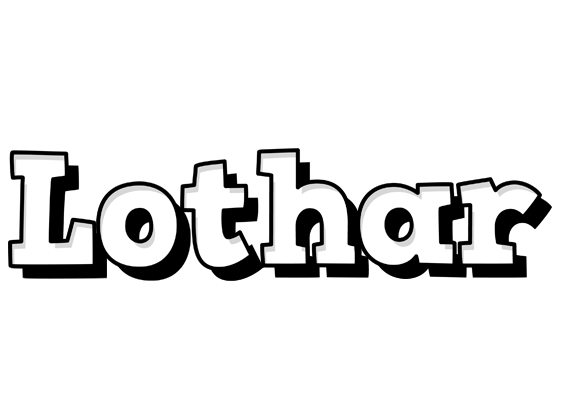 Lothar snowing logo