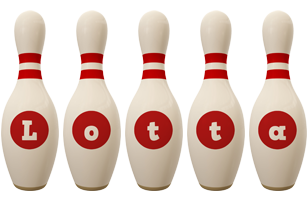 Lotta bowling-pin logo