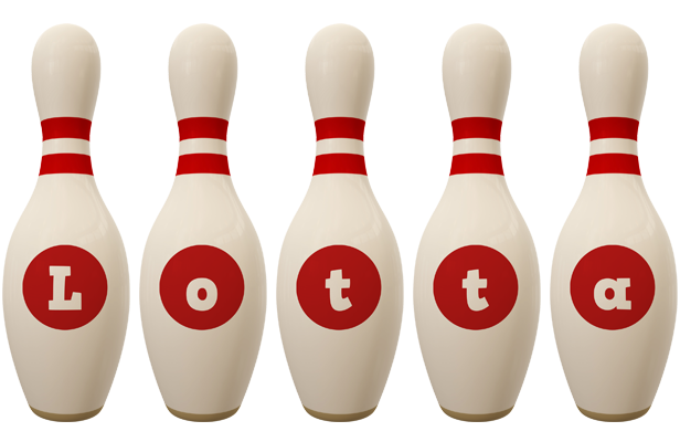 Lotta bowling-pin logo