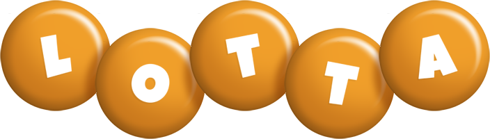 Lotta candy-orange logo