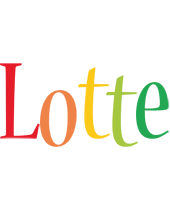 Lotte birthday logo