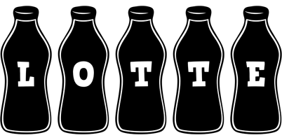Lotte bottle logo