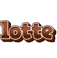 Lotte brownie logo