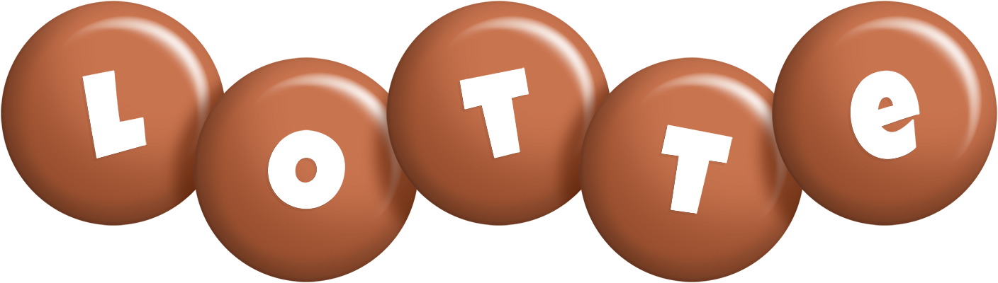 Lotte candy-brown logo