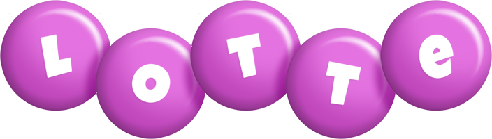 Lotte candy-purple logo