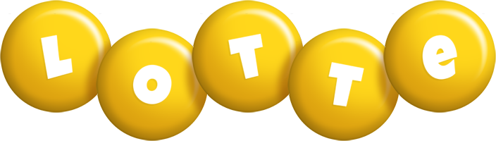 Lotte candy-yellow logo