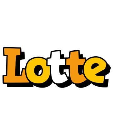 Lotte cartoon logo