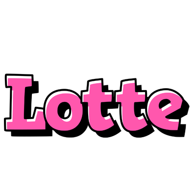 Lotte girlish logo