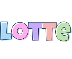 Lotte pastel logo