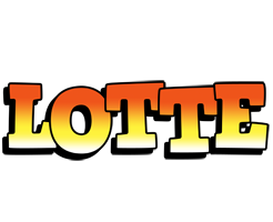 Lotte sunset logo
