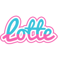Lotte woman logo