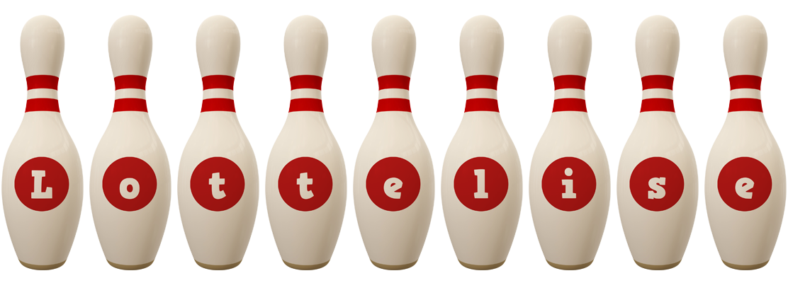 Lottelise bowling-pin logo