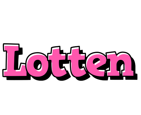 Lotten girlish logo
