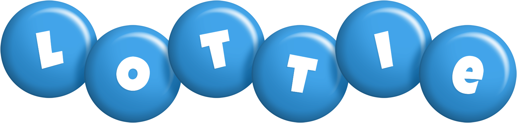 Lottie candy-blue logo