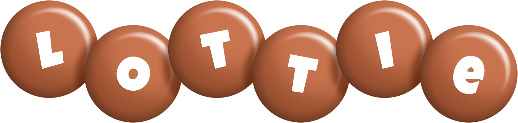 Lottie candy-brown logo