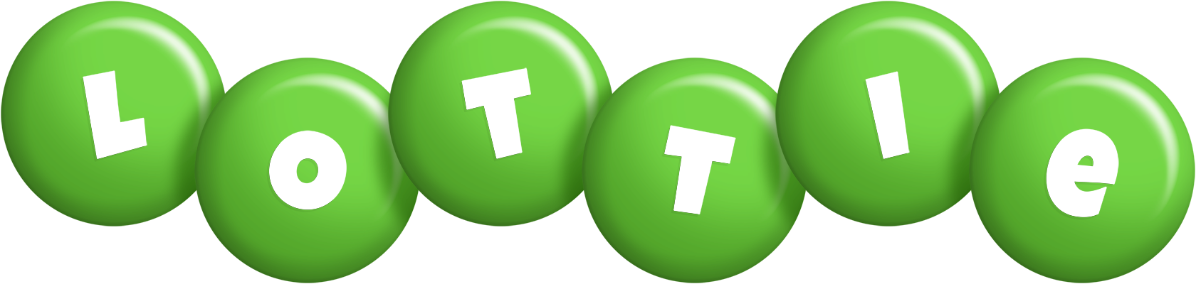 Lottie candy-green logo