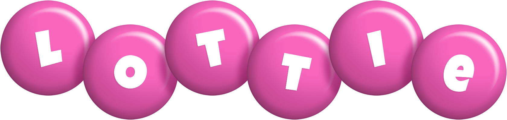 Lottie candy-pink logo