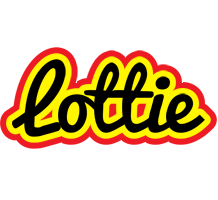 Lottie flaming logo