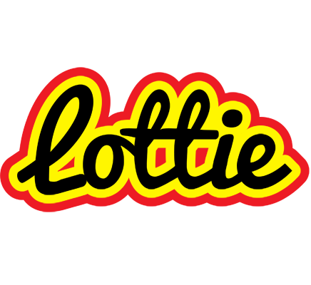 Lottie flaming logo