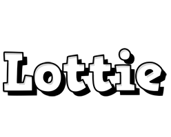 Lottie snowing logo