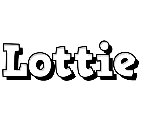 Lottie snowing logo