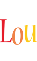 Lou birthday logo