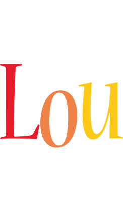 Lou birthday logo