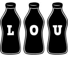 Lou bottle logo