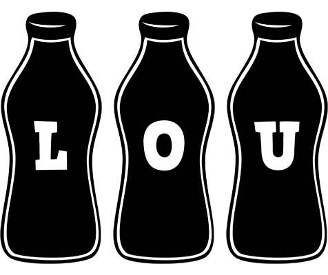Lou bottle logo