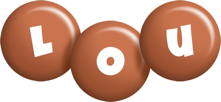 Lou candy-brown logo