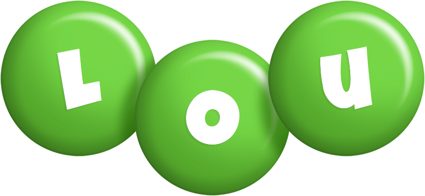 Lou candy-green logo