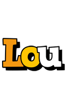 Lou cartoon logo